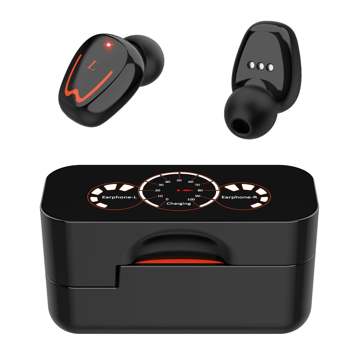 TWS Touch Control Rotating Open Noise Reduction Wireless Bluetooth Headset with Charging Bin TWS Touch Control Rotating Open Noise Reduction Wireless Bluetooth Headset with Charging Bin